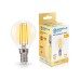 Филаментная светодиодная лампа Ambrella Light Bulbing E14 11W 2700K шар 451133