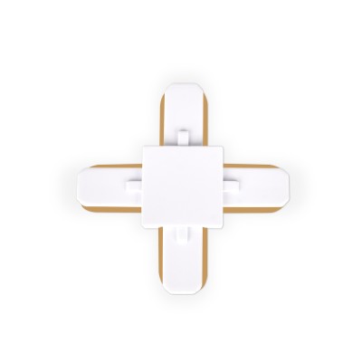 Коннектор Х-образный однофазный Ambrella Light Track System GL7082