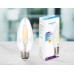 Лампа светодиодная филаментная Ambrella light E27 6W 4200K прозрачная 202220