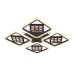 Потолочная светодиодная люстра Ambrella Light Acrylica Ice FA287