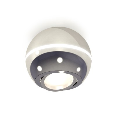 Накладной поворотный светильник с дополнительной подсветкой Ambrella Light Techno XS1104011 (C1104, N7003)