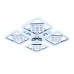 Потолочная светодиодная люстра Ambrella Light Acrylica Ice FA288