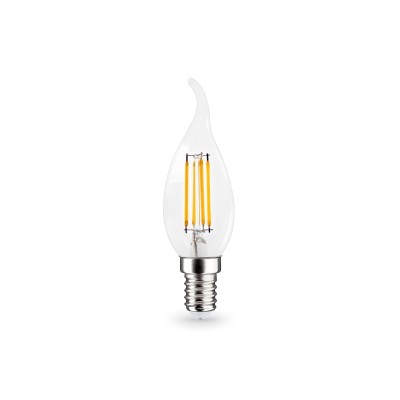 Филаментная светодиодная лампа Ambrella Light Bulbing E14 11W 4000K свеча на ветру 351124