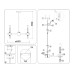 Люстра на штанге Ambrella Light High Light Modern LH55351