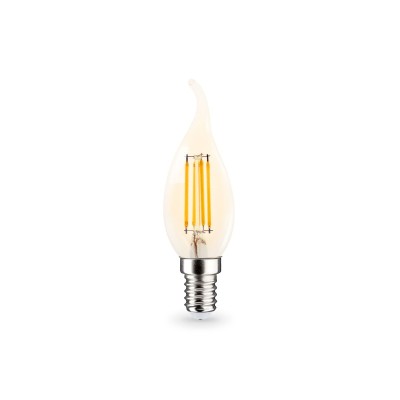 Филаментная светодиодная лампа Ambrella Light Bulbing E14 15W 2700K свеча на ветру 351523