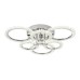 Потолочная светодиодная люстра Ambrella Light Acrylica Original FA414