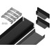 Алюминиевый накладной профиль Ambrella Light Alum Profile GP1700BK/BK