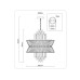 Подвесная люстра Ambrella Light High Light Crystal LH41020