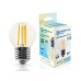 Филаментная светодиодная лампа Ambrella Light Bulbing E27 15W 4000K шар 451524