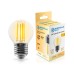Филаментная светодиодная лампа Ambrella Light Bulbing E27 11W 2700K шар 451123