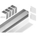 Алюминиевый угловой профиль Ambrella Light Alum Profile GP2150AL