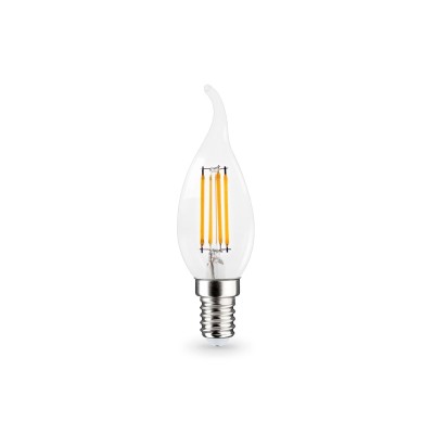 Филаментная светодиодная лампа Ambrella Light Bulbing E14 15W 4000K свеча на ветру 351524