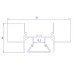 Алюминиевый профиль Ambrella Light Alum Profile GP4000AL
