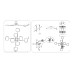 Потолочная люстра Ambrella Light Linetech Comfort FL516348