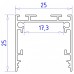Короб накладной Ambrella Light Profile System GP GP2500AL
