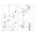 Люстра на штанге Ambrella Light HIGH LIGHT LH55353