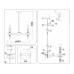 Люстра на штанге Ambrella Light HIGH LIGHT LH55358