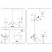 Люстра на штанге Ambrella Light HIGH LIGHT LH57133