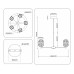 Люстра на штанге Ambrella Light LH LH30104
