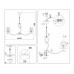 Подвесная люстра Ambrella Light HIGH LIGHT LH57093