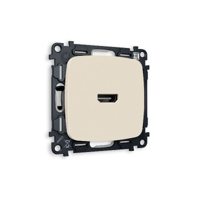 Комплект механизма розетки HDMI 2.0 40V/500MO 2.0GHz 5-18Gbit/s Ambrella Volt Omega MO334010