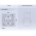 Механизм розетки с/з на винтовых зажимах Ambrella Volt Quant VM141