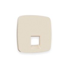 Лицевая панель для компьютерной/телефонной розетки RJ-45/RJ-11 Ambrella Volt Omega OP3320