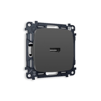 Комплект механизма розетки HDMI 2.0 40V/500mA 2.0GHz 5-18Gbit/s Ambrella Volt Omega MO914010