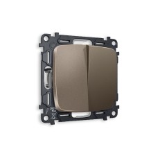 Комплект механизма 2-кл выключателя Ambrella Volt Omega MO633010