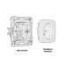 Комплект механизма розетки с/з со шторками Ambrella Volt Omega MO367010