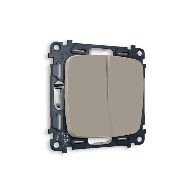 Комплект механизма 2-кл выключателя Ambrella Volt Omega MO363010