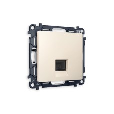 Комплект механизма компьютерной розетки RJ-45(8P8C) CAT6 со шторкой Ambrella Volt Alfa MA332010