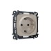 Комплект механизма розетки с/з со шторками Ambrella Volt Omega MO367010