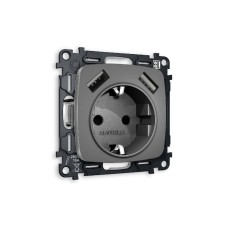 Комплект механизма розетки 2USB A+A 18W (быстрая зарядка) с/з Ambrella Volt Omega MO659010