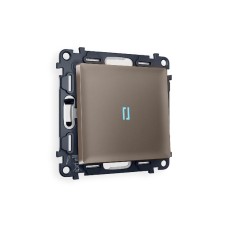 Комплект механизма 1-кл проходного выключателя с подсветкой Ambrella Volt Alfa MA632040