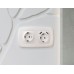 Лицевая панель для розетки с/з со шторками 2USB A+A Ambrella Volt Omega OP2090