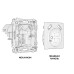 Комплект механизма розетки 2USB A+A 18W (быстрая зарядка) с/з Ambrella Volt Alfa MA329010
