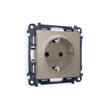 Комплект механизма розетки с/з на винтовых зажимах Ambrella Volt Alfa MA366010