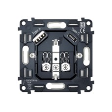 Механизм розетки с/з на винтовых зажимах Ambrella Volt Quant VM160