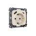 Комплект механизма розетки 2USB A+C 20W (быстрая зарядка) с/з Ambrella Volt Omega MO330010