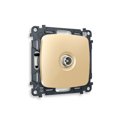 Комплект механизма TV розетки оконечной 50-870 MHz 1dB Ambrella Volt Omega MO613010