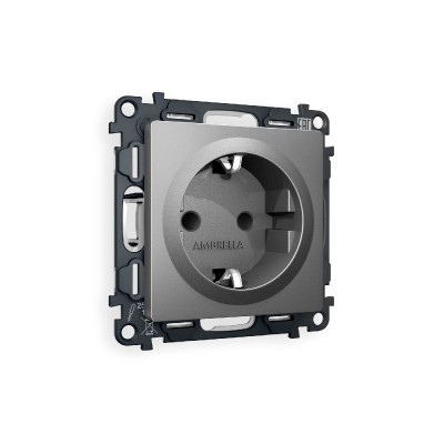 Комплект механизма розетки с/з со шторками Ambrella Volt Alfa MA657010