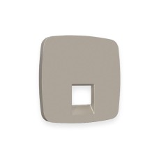 Лицевая панель для компьютерной/телефонной розетки RJ-45/RJ-11 Ambrella Volt Omega OP3720