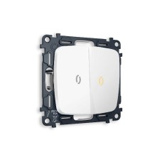 Комплект механизма 2-кл выключателя с подсветкой Ambrella Volt Omega MO124010