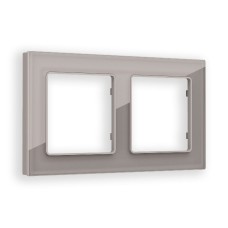 Рамка двухместная Ambrella Volt Platos AF330502