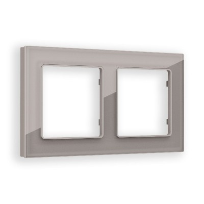Рамка двухместная Ambrella Volt Platos AF330502