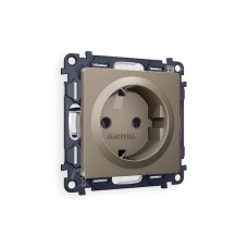 Комплект механизма розетки с/з на винтовых зажимах Ambrella Volt Alfa MA636010
