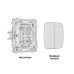 Комплект механизма 2-кл выключателя Ambrella Volt Omega MO323010