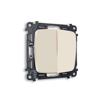 Комплект механизма 2-кл выключателя Ambrella Volt Omega MO323010