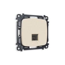 Комплект механизма компьютерной розетки RJ-45(8P8C) CAT6 со шторкой Ambrella Volt Omega MO332010